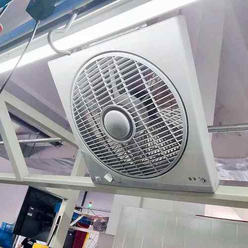 乘浪流水线风扇鞋厂灯架专用工作台操作台工业转页扇鸿运扇电风扇