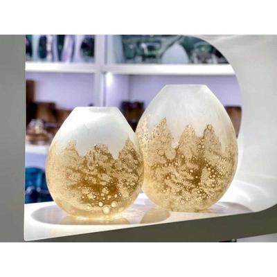 欧风客厅摆件北欧北简约器明水花瓶插花玄关玻璃透奢养花餐桌轻