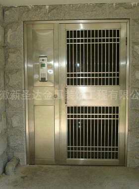 小区钢制防火楼宇门 铝合金防盗楼宇对讲门 不锈钢楼宇小区单元门