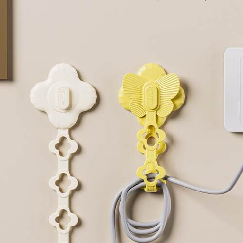 Home Storage Wire Organizer Power Cord Hook Plug Holder Cabl