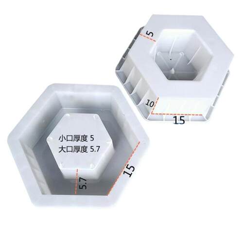 空心六角模具等多类型模具公路水库护坡砖模具六棱块空心塑料模具