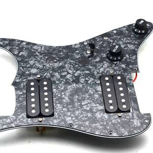 双双电拾吉他音器面STSQHH电吉他护板前盖板线路总JKU成珍珠板色