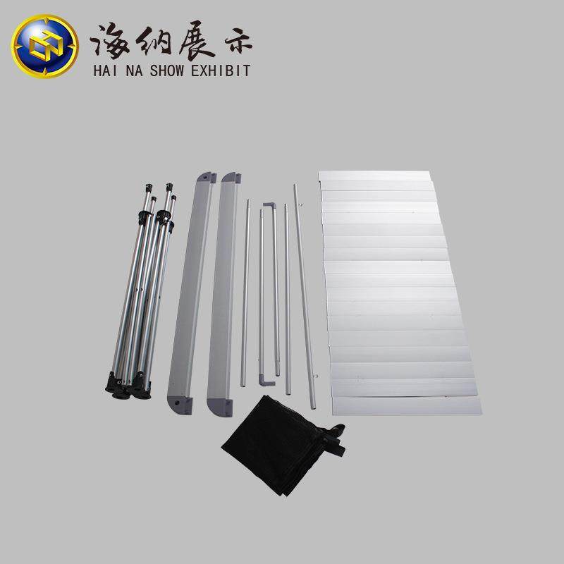 促销桌铝合展金广告加粗品尝试饮台会折叠广展告展示APM架子促牌