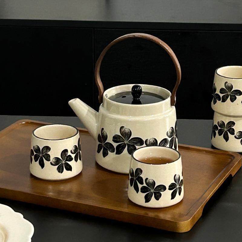 陶瓷泡茶壶茶具套装茶水分离2024新款办公室家用一整套功夫茶杯具