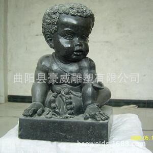 供应大理石雕刻石雕欧式西方人物雕塑室内外观赏摆件青石娃娃现货