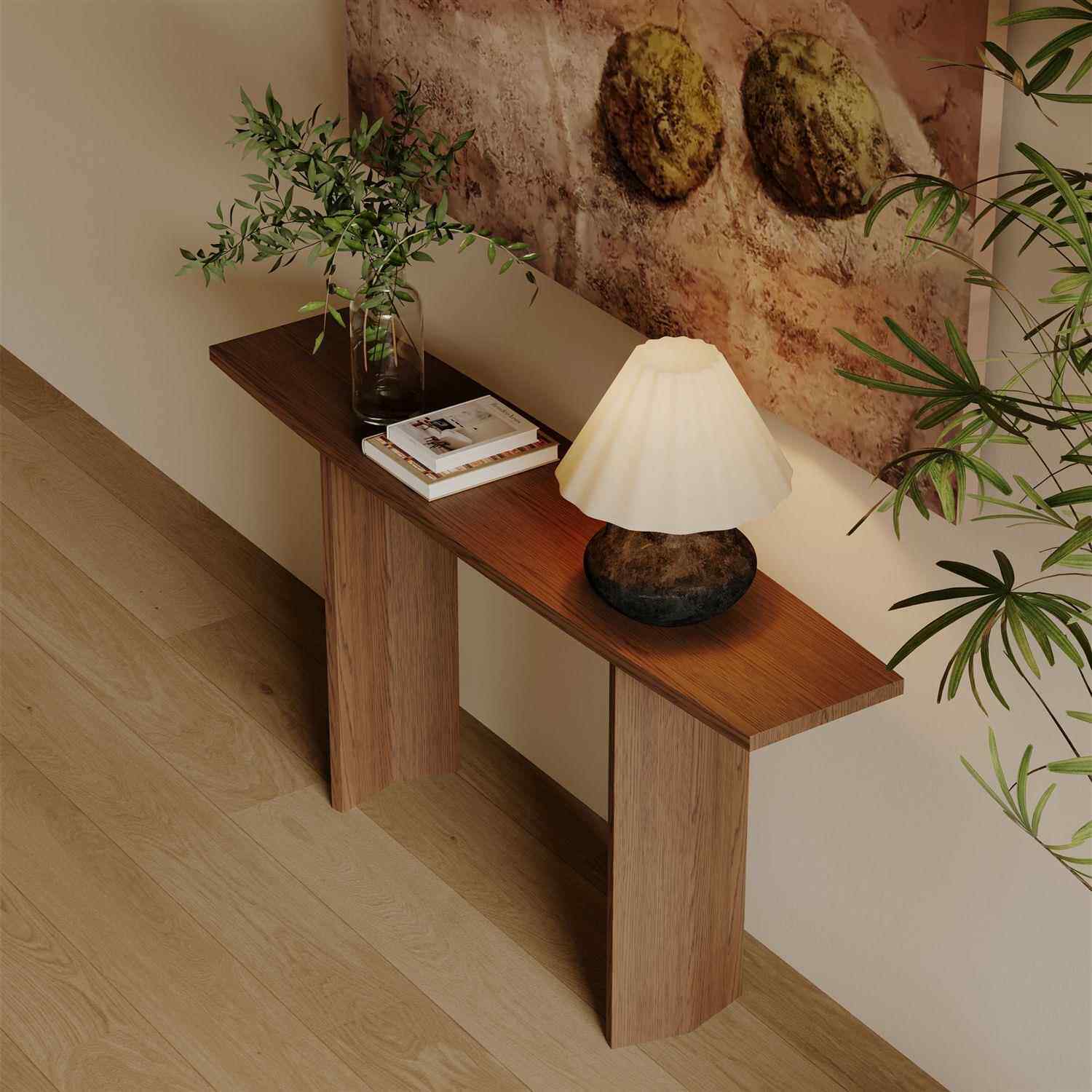 北欧现代简约纯实木玄关桌长条案台柜新中式长条供桌靠墙边几桌