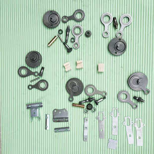 绿篱机配件齿轮箱总成连接板离合盘茶叶修剪机齿轮箱壳伞齿连杆