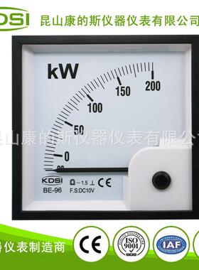 供应指针式直流正负电压表BE-96DC10V-20-200KW冲床电压用表