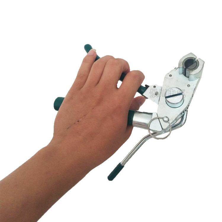 新型不锈钢扎带工具棘轮式钢扎带钳短嘴打包机LQA型桥架钢带剪