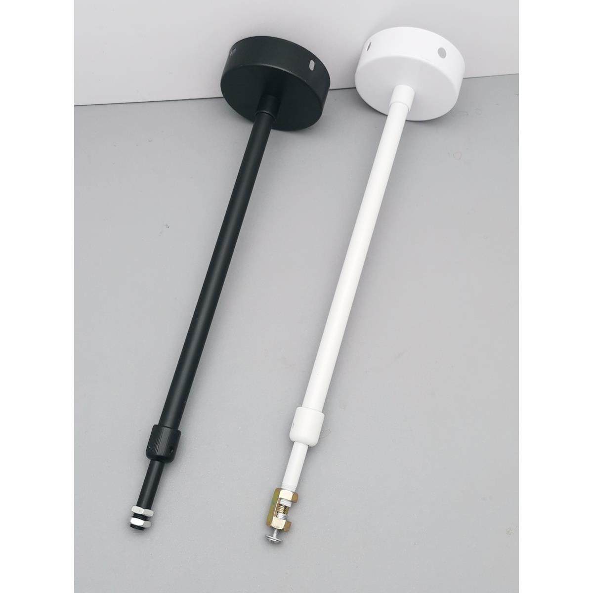 日光灯明装筒灯吊杆空心伸缩杆led线条灯加长杆教室灯延长固定杆