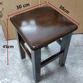 高档凳餐子商用实木方凳方木头凳子中式 四餐饮学校工车间桌凳子厂