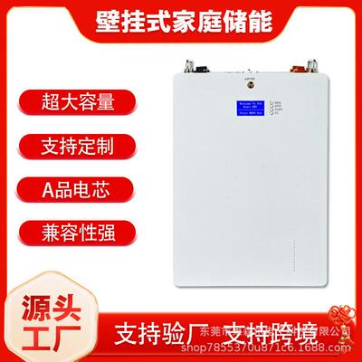 51.2V200AhV300Ah大容量家用太阳能光伏储能磷酸铁锂电可充电