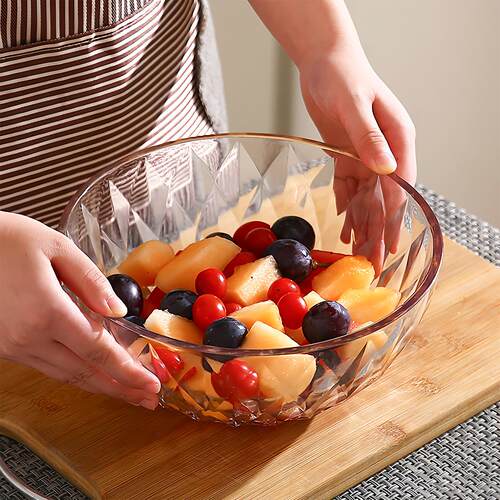 Clear Glass Bowls for Home Use, Creative Japanese Style Dess