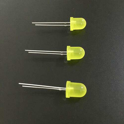 大头8mm红绿蓝黄白光F8直插式LED指示灯圆形直插灯珠发光二极管