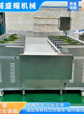多工位鳕鱼片重量配重称 鸡排自动配重组合称 山药定量配重机盛耀