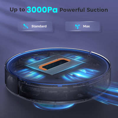 tuya扫地机带回充水箱遥控拖地轨迹弓形HEPA过滤vacuum cleaner
