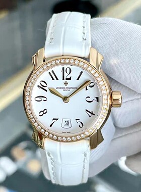 公价13万】98新30mm江诗丹顿18k黄金原钻25715/000J手动机械女表