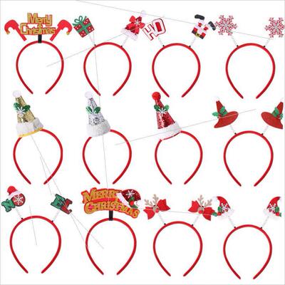 Christmas headband headdress party Christmas decorations