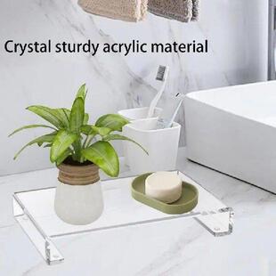 Acrylic Pedestal Tray Stand 2X Clear Acrylic Riser Stand