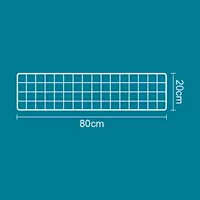 Лимонный желтый 80x20 см. Белая сетка, L-Large