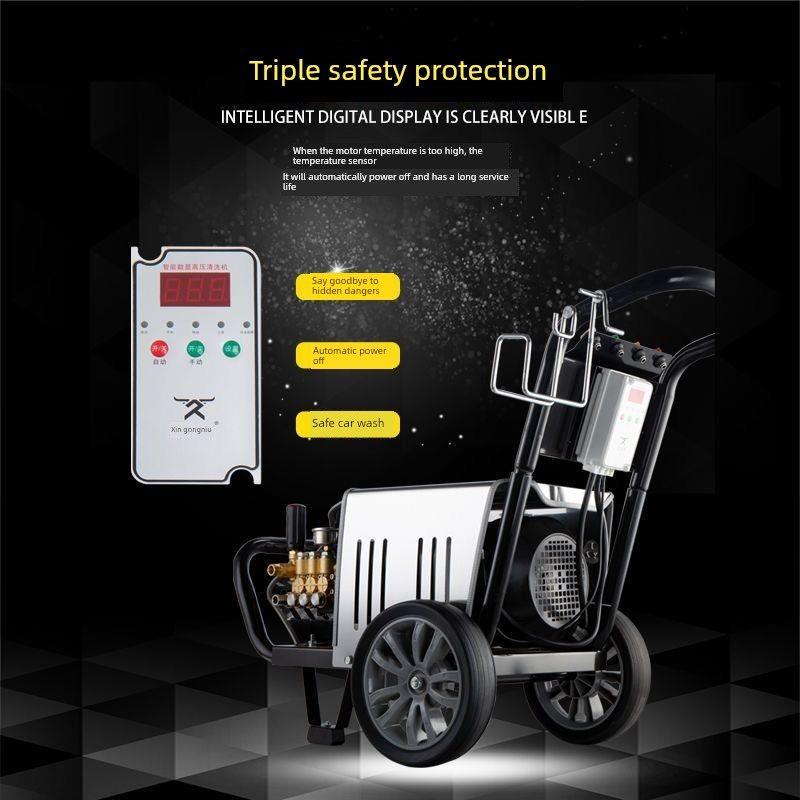 黑猫商用超高压清洗机家用洗车机380V工业大功率220V洗车店农场