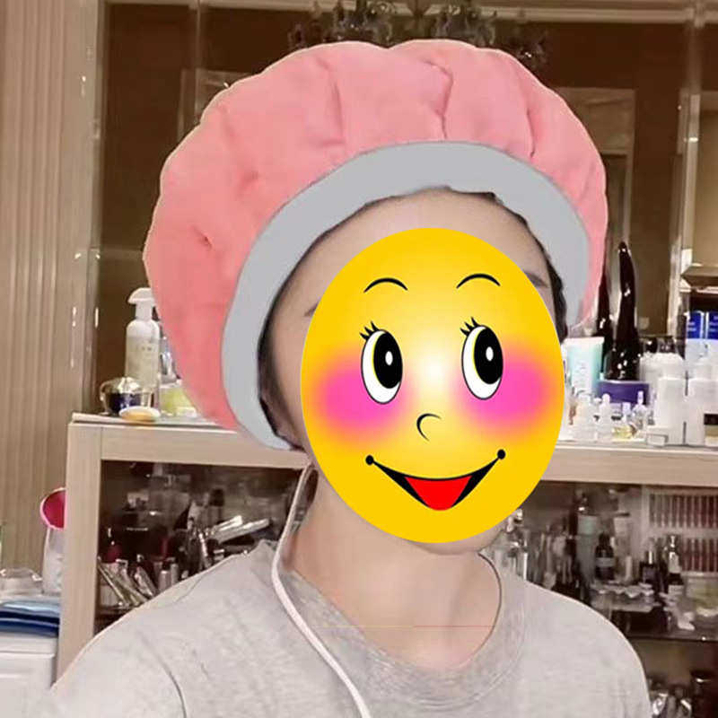 粉色十档调温电热帽头套式加热帽定温家用焗油帽烫染头发护理帽,个人护理/保健/按摩器材,焗油帽/蒸汽护发帽/护发仪,淘宝优惠券,粉丝福利购,淘宝优惠卷