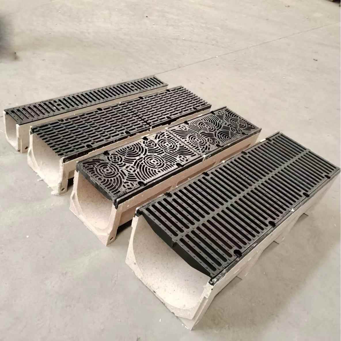 桥梁专用树脂混凝土排水沟U型排水沟槽市政用新型排水沟厂家供应