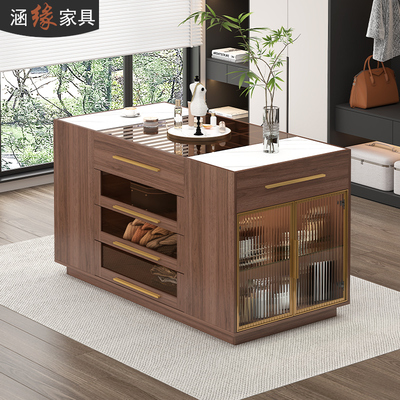 简约衣帽间中岛柜展示柜家用双面储物柜卧室斗柜抽屉柜岛台柜7K26