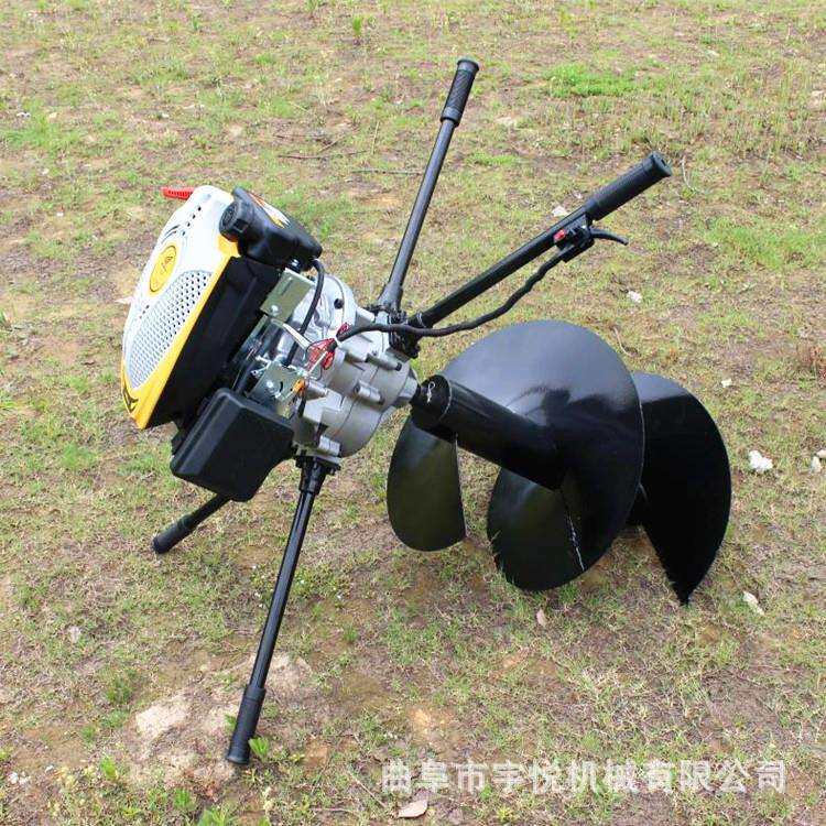 便携式挖坑机 小型植树钻眼机 大棚立柱打桩机