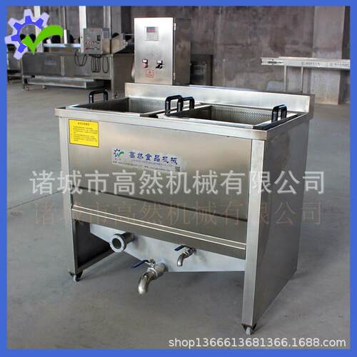 膨化食品油炸机炸猫耳朵机器商用中型炸锅油水混合油炸设备