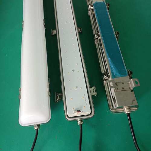 IP66防水不锈钢三防灯外壳套件船用LED舱顶灯24V带蓄电池照明灯