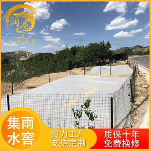 干旱地区山区集雨水窖大棚软体储存水窖大容量移动PVC收集雨水池
