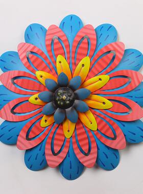 铁艺立体花朵小雏菊单个大花壁挂客厅背景墙面别墅铁门栅栏壁挂饰