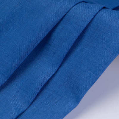 14支纯亚麻面料 140g素色亚麻布 国风休闲装面料 101纯亚麻  现货