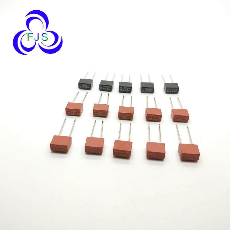 新款直销塑封方形T5A保险管392圆柱保险丝382 慢断250V 300V 350V
