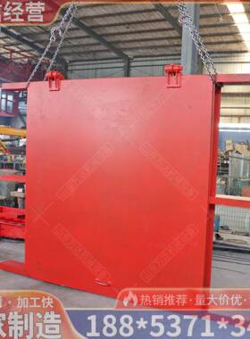 加厚防水密闭门 矿用安全防护1.8x1.4MMB防水防火栅栏两用门抗压