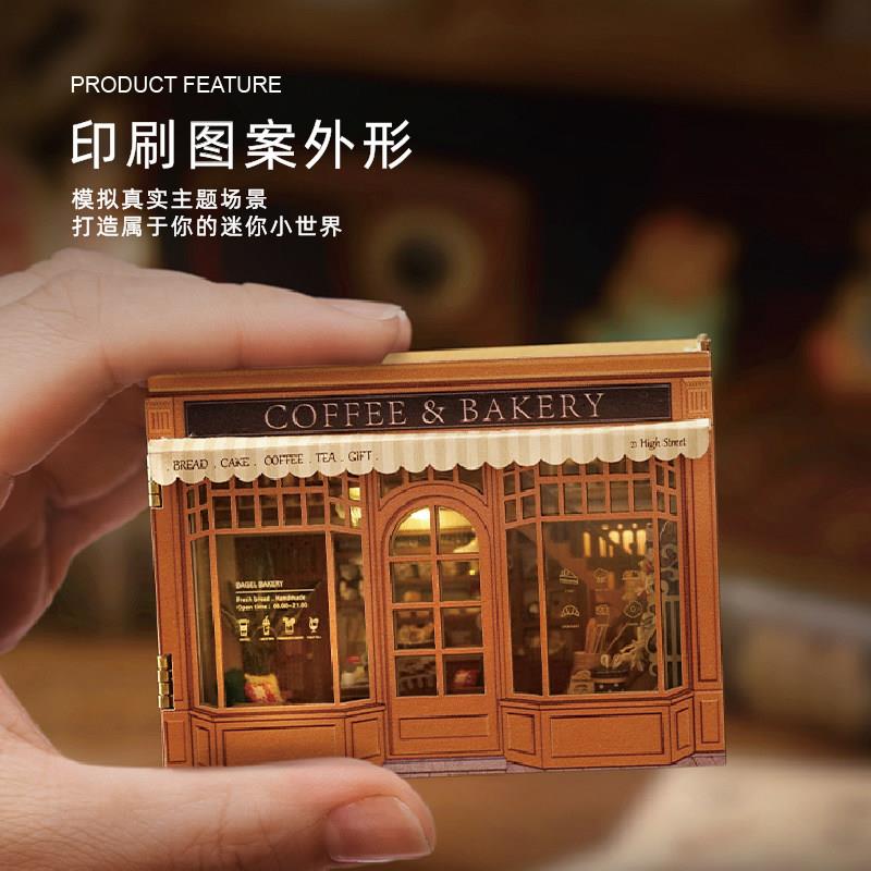 手工DIY小屋拼装自制房子迷你袖珍木质模型摆件创意生日女礼物