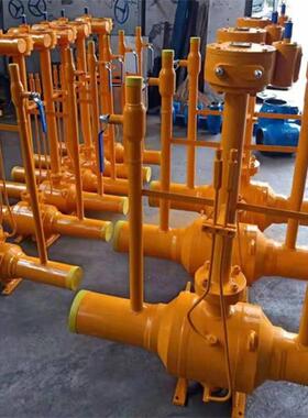 天然气用加长杆带放散埋地式全焊接球阀Q367F