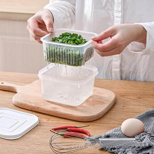 Storage Freshness Box: Home Kitchen Scallion and Garlic Stor