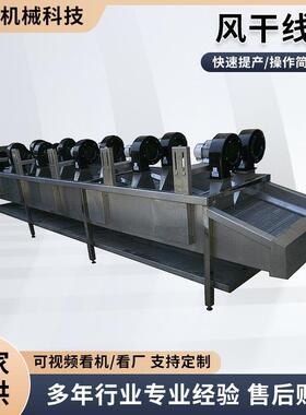 净菜清果蔬清洗风干线去污风干清洗除水设备大型食品袋风干机设备