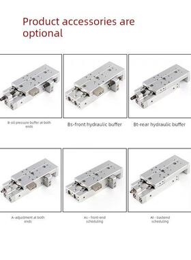 HLS HLSL HLQ/HLQL滑台气缸HLQ6/8/12/16/20/25/X10X20SX30SX40S