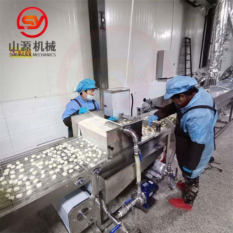 推荐奶酪块上浆机全自动巧克力涂层机器现货酸奶块裹巧克力浆机