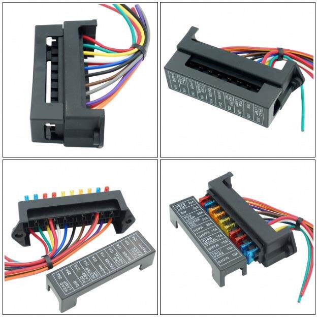 2进-4出6出8出10出12出多路汽车保险丝盒ATO保险丝 厂家
