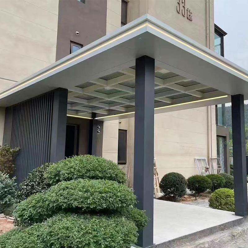 铝合金凉亭家用休闲亭子别墅户外阳光房室外遮阳棚别墅庭院遮阳