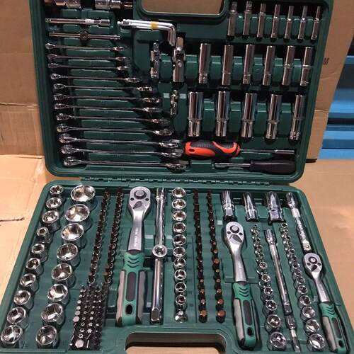 汽修工具套装216件套筒扳手汽保工具72齿快速扳手套筒组合垒德株