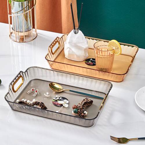 Rectangular tea table cool water cup placement tray, tea tra