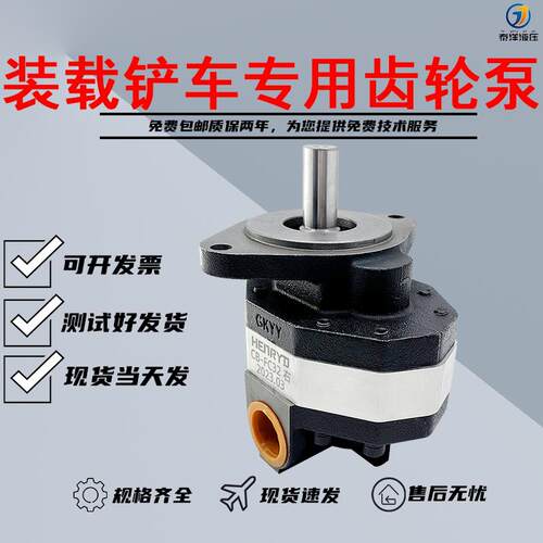 液压油泵CB-Fc25装载机堆高机齿轮泵32齿轮油泵40行走泵50/63液压