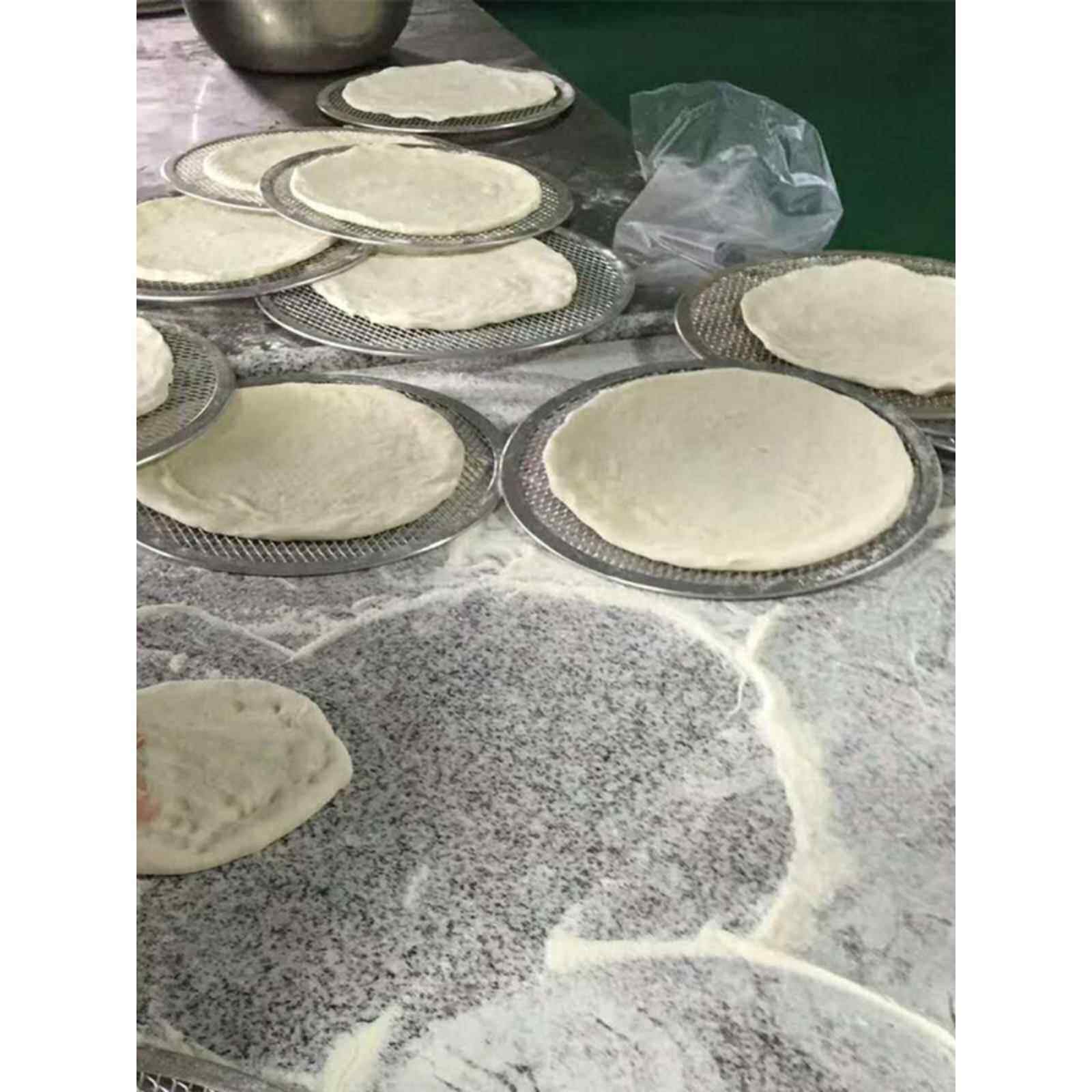 披萨烤网7寸8寸9寸10寸12不粘筛网烤盘耐高温冷发酵饼底专用铝网