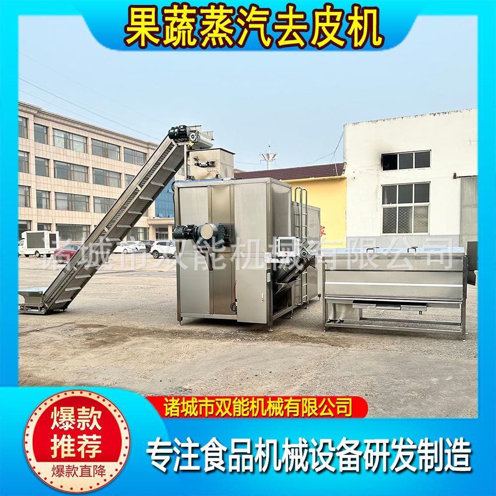 商用番茄高温水果爆皮机胡萝卜莲藕去皮机黄桃西红柿加工脱皮设备