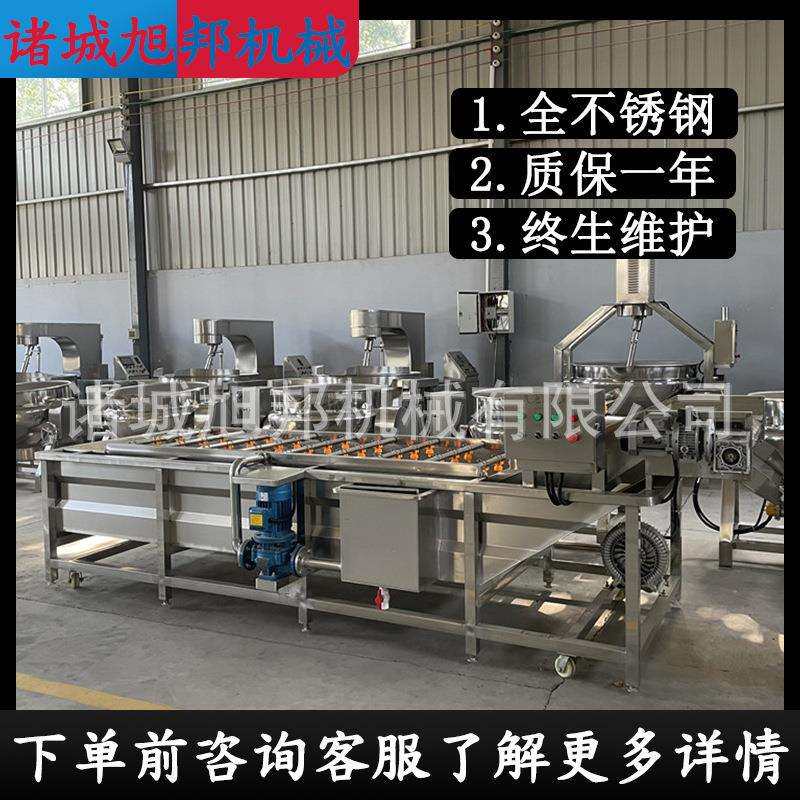 果蔬鼓泡翻浪气泡清洗机 蔬菜循环喷淋洗菜机 自动翻滚冲洗净菜机